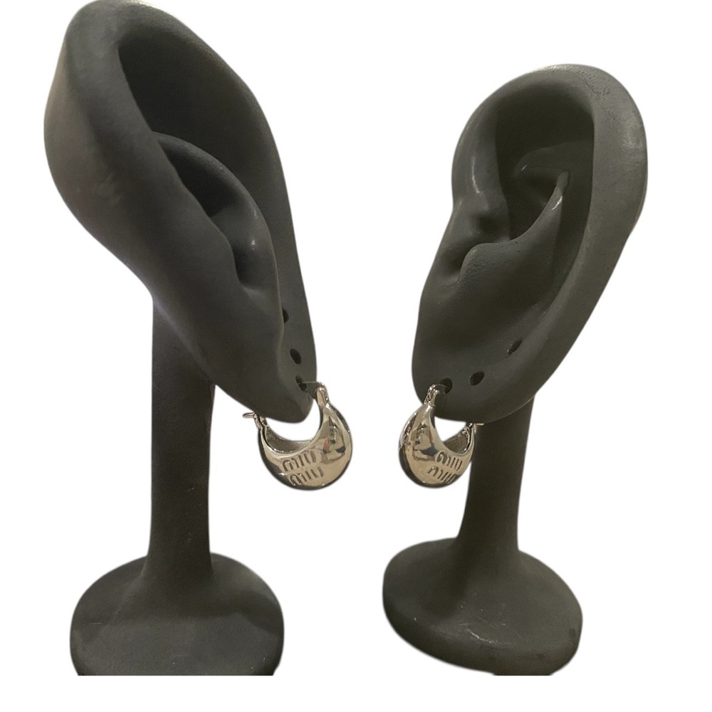 Elegant Silver Hoop Earrings